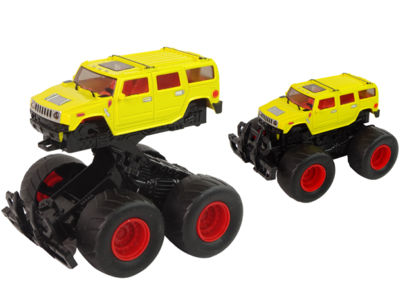 Metal Terrain Car Large Wheels Various Colours Bump Up HAT13 - Image 3