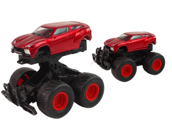 Metal Terrain Car Large Wheels Various Colours Bump Up HAT13 - Image 8