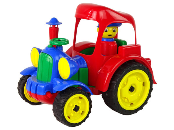 Large Tractor Tractor Farm Vehicle Figure Rubber Wheels