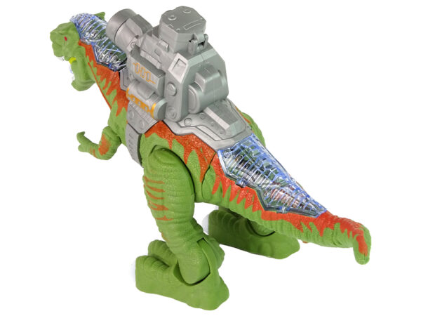 Dinosaur with Catapult Walks Shoots Green - Image 6