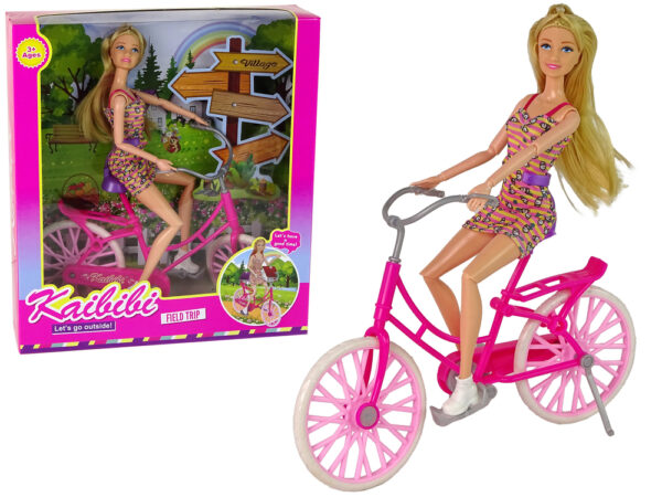 Doll on a Bicycle Pink