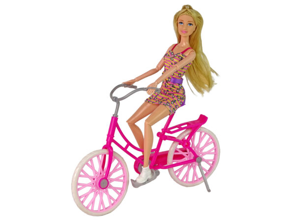 Doll on a Bicycle Pink - Image 2