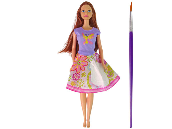 Doll Long Hair Painting Dress - Image 2