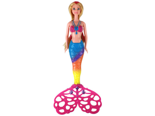 Children's Doll Rainbow Mermaid Magic Tail Soap Bubbles - Image 2