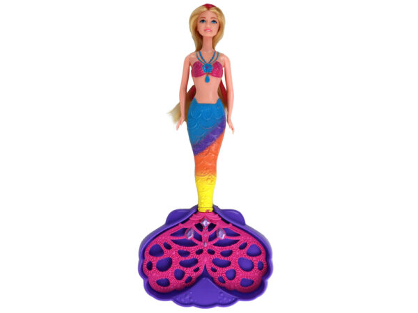 Children's Doll Rainbow Mermaid Magic Tail Soap Bubbles - Image 4