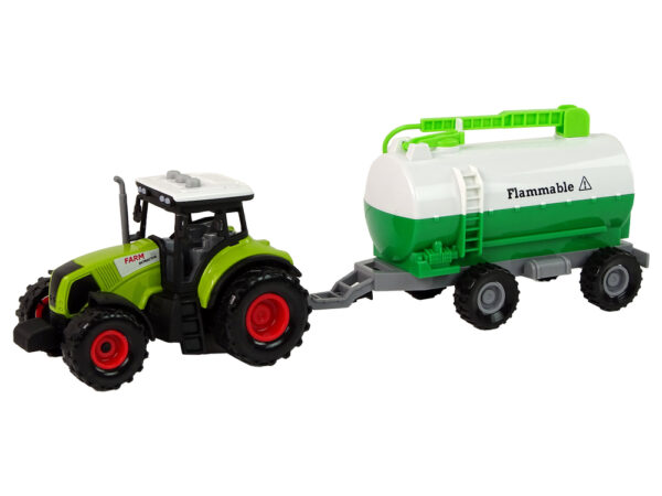 Tractor for Kids with Trailer Tank Car Farm - Image 2