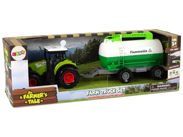 Tractor for Kids with Trailer Tank Car Farm - Image 6