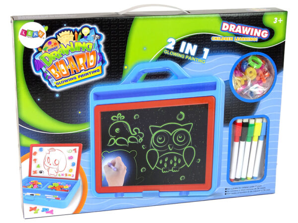 Glowing Paint 2in1 Magnetic Drawing Board - Image 6