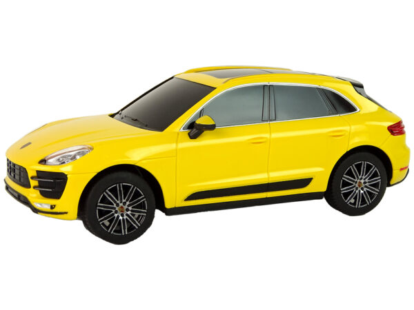 Car R/C Porsche Macan Turbo 1:24 Rastar Yellow - Image 2