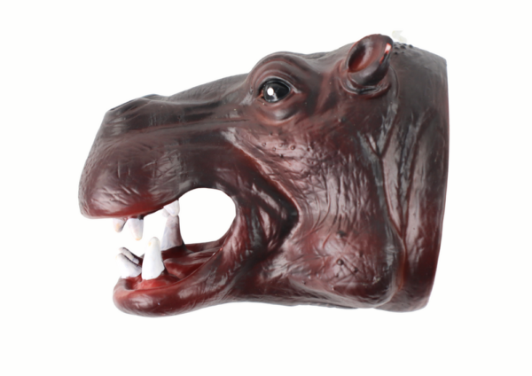 Animal Hippopotamus Hand Puppet - Image 2