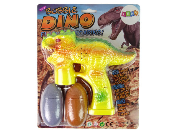 Dinosaur za pravljenje mjehurića od sapunice - žuta - Image 5