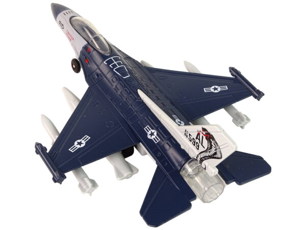 Airplane Friction Drive Lights Sounds 1:72 Navy - Image 3