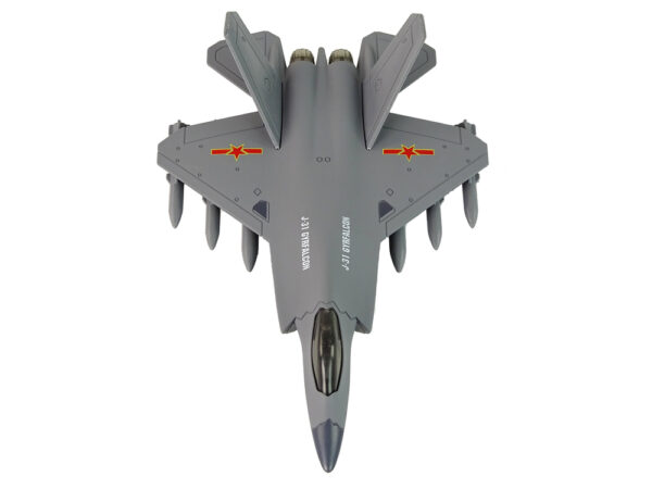 Dark Gray Friction Drive Fighter Plane 1:72 - Image 3