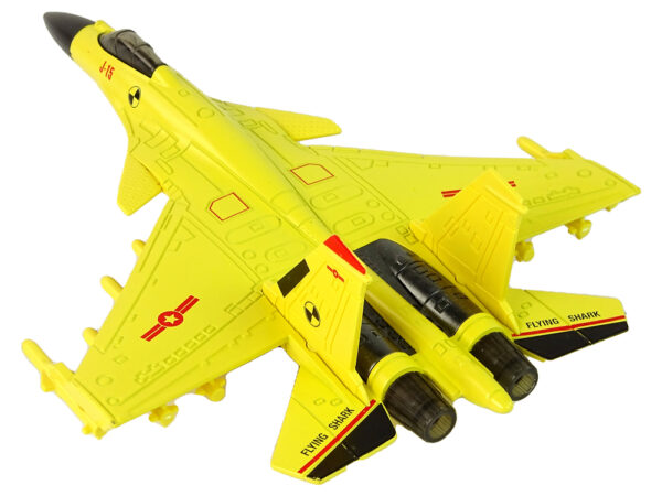 Yellow Friction Drive Fighter Plane 1:72 - Image 3