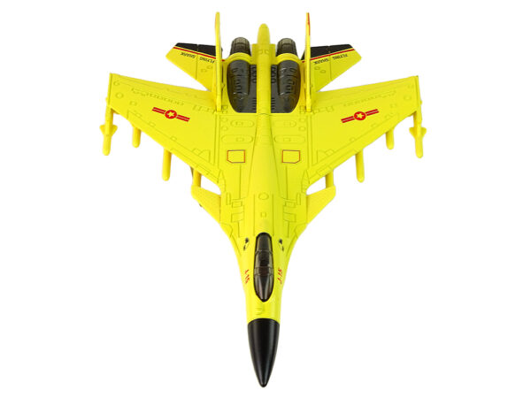 Yellow Friction Drive Fighter Plane 1:72 - Image 4