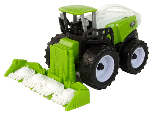 Farm Vehicle Set Green Tractors 4 Pieces - Image 2