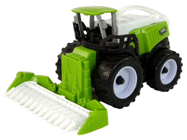 Farm Vehicle Set Green Tractors 4 Pieces - Image 3