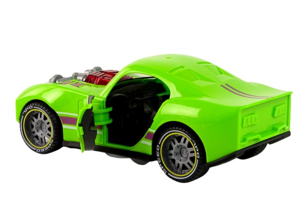 Car 1:14 Car Green Sports Sound Lights Vehicle - Image 3