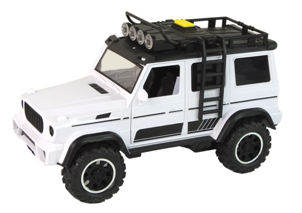 Car Car Off-Road White Sound Lights Vehicle 1:14 - Image 2