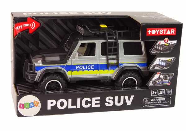 Off Road Police Car 1:14 Friction Drive - Image 4