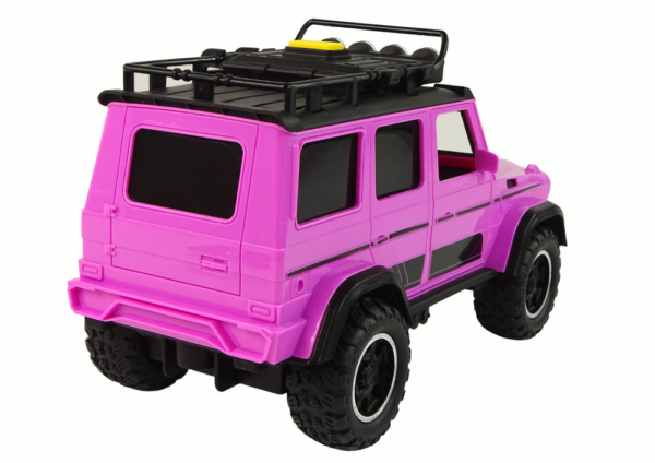 Off-Road Car 1:14 Friction Drive Pink - Image 4