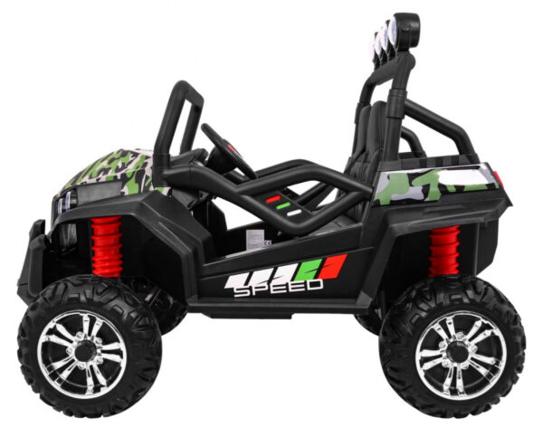 Buggy na akumulator Grand 4x4 LIFT STRONG - dvosjed - moro - Slika 4