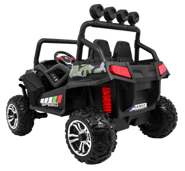 Buggy na akumulator Grand 4x4 LIFT STRONG - dvosjed - moro - Slika 5
