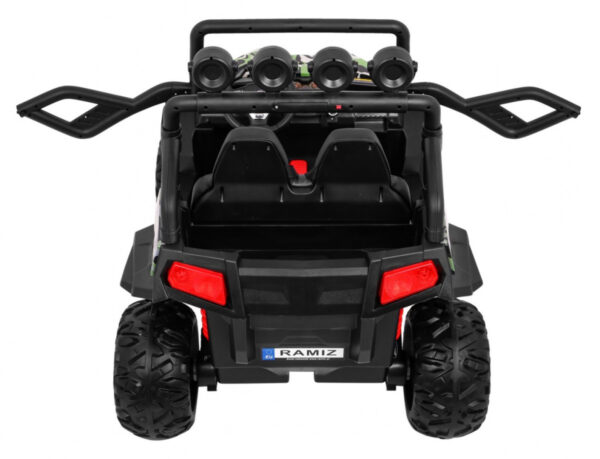 Buggy na akumulator Grand 4x4 LIFT STRONG - dvosjed - moro - Slika 7