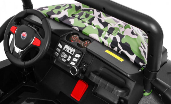 Buggy na akumulator Grand 4x4 LIFT STRONG - dvosjed - moro - Slika 8