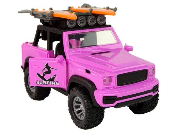 Off-Road Car 1:14 Friction Drive Pink Surfing - Image 4