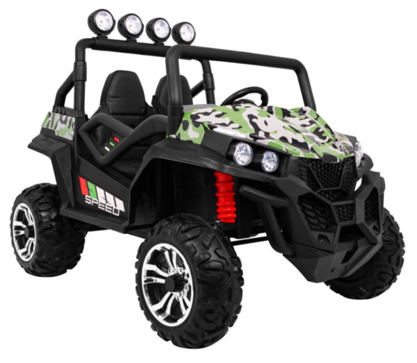Buggy na akumulator Grand 4x4 LIFT STRONG - dvosjed - moro - Slika 9