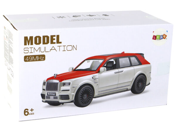 Car R/C 1:20 White and Red Pilot Car - Image 8