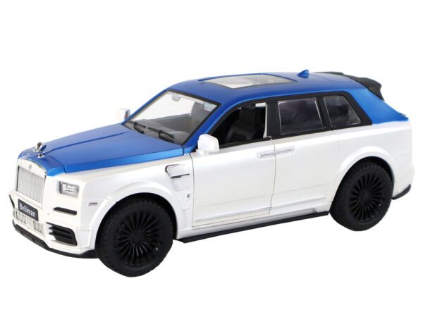 Car R/C 1:20 White and Blue Remote Controlled - Image 2