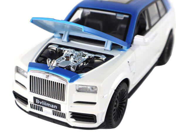 Car R/C 1:20 White and Blue Remote Controlled - Image 4