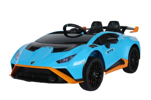 Licencirani auto na akumulator Lamborghini STO DRIFT - plavi - Image 2