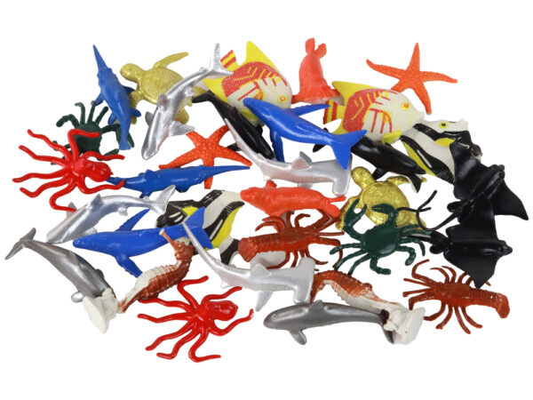 Sea Animals Figurines 32 Pieces Gift Cards Gift - Image 3