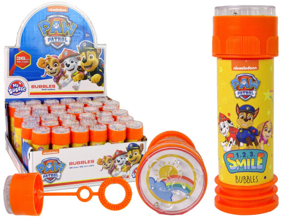 Bočica za izradu mjehurića od sapunice Paw Patrol 55ml - crvena