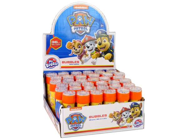 Bočica za izradu mjehurića od sapunice Paw Patrol 55ml - crvena - Image 4