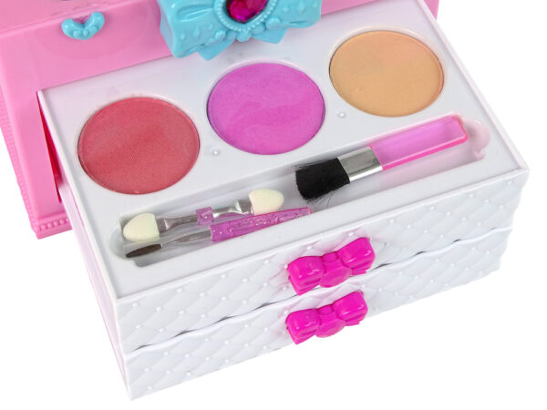 Beauty Kit in Suitcase Pink White - Image 4