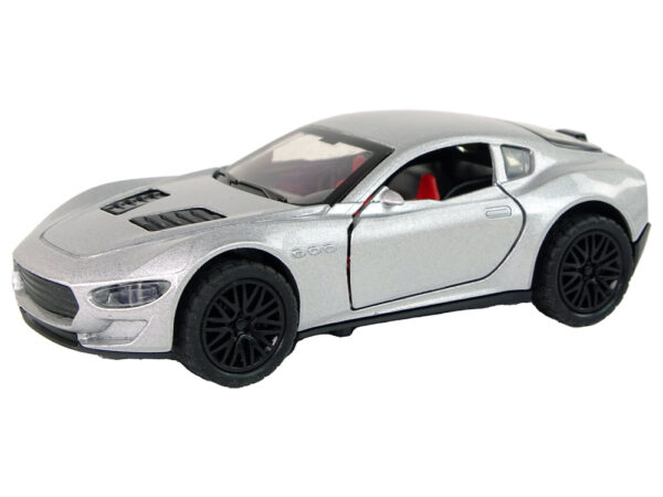 Resorak Vehicle 1:36 Friction Drive Lights Sounds Silver - Image 2