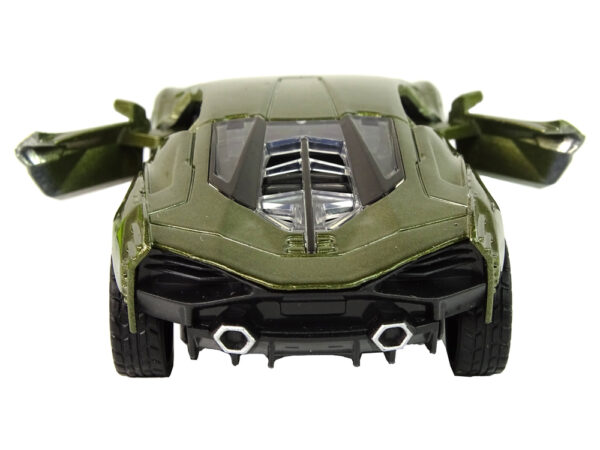 Resorak Vehicle 1:36 Friction Drive Lights Sounds Green - Image 4