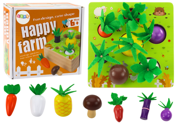 Wooden Carrots Memory Game