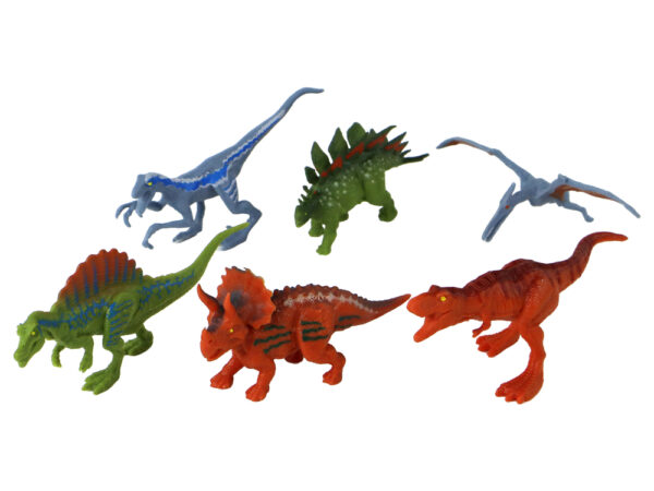 Helicopter Dinosaurs Vehicle Set 6 Colorful Pcs - Image 2