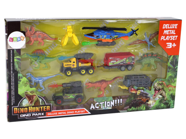 Helicopter Dinosaurs Vehicle Set 6 Colorful Pcs - Image 8