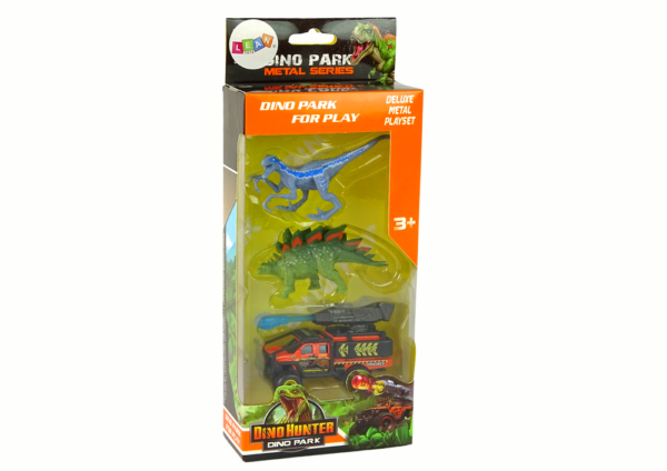 Figurice dinosaura + Auto s kompletom raketa za gađanje - Image 3