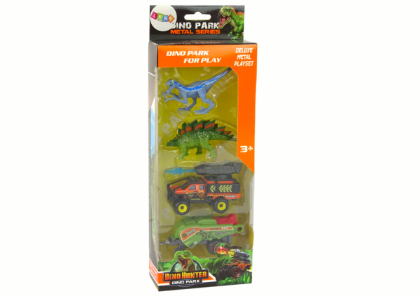 Dinosaurs Set Auto Rocket Orange Semi Trailer - Image 3