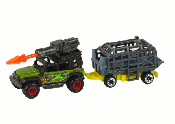 Dinosaurs Set Car With Rocket Trailer - Image 3