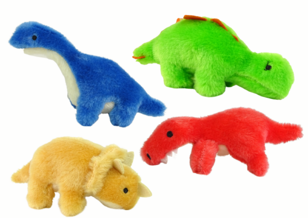 Mini Plush Animal Dinosaur 4 Species - Image 2