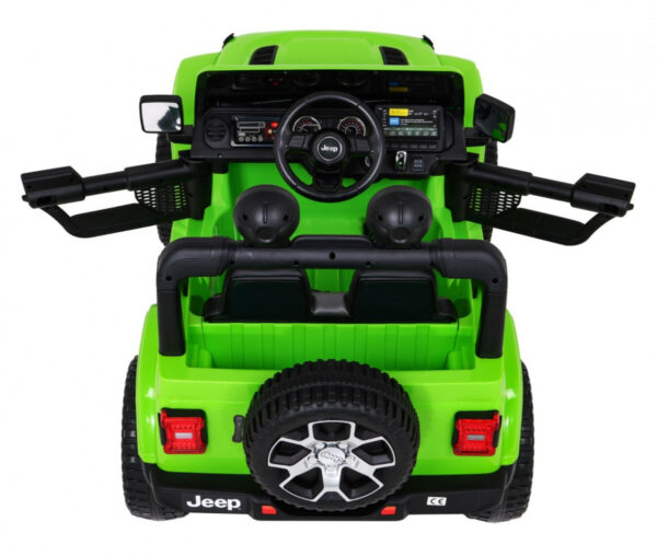 Licencirani auto na akumulator Jeep Wrangler Rubicon 4x4 - zeleni - Image 6