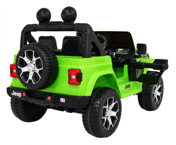 Licencirani auto na akumulator Jeep Wrangler Rubicon 4x4 - zeleni - Image 8